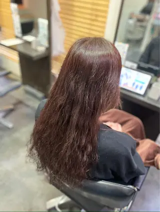 ロング パーマ 石田 亜弥のヘアスタイル