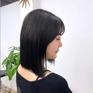 セミロング カラー ヘアアレンジ HIROKO / 透明感暖色カラー🎀のヘアスタイル