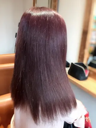 カラー 髪質改善×矯正🫧 韓国ヘアasamiのヘアスタイル