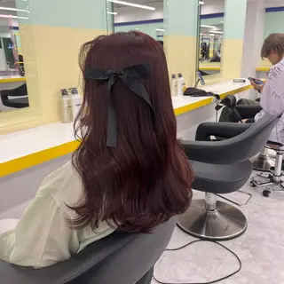 ロング カラー ヘアアレンジ 🎀Girly艶髪カ ラー🎀Harukaのヘアスタイル