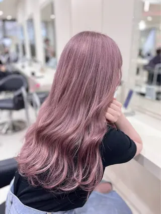 カラー 透明感ハイトーン/ ベージュ/りくとのヘアスタイル