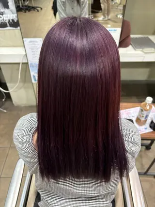 セミロング カラー 茶谷 沙穂のヘアスタイル