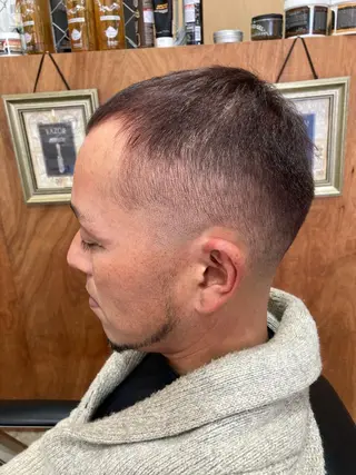 ショート メンズ BARBER  ellen所属・ellen💈 清塚悠のヘアスタイル