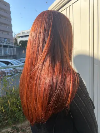 ロング カラー 近藤 奏音のヘアスタイル