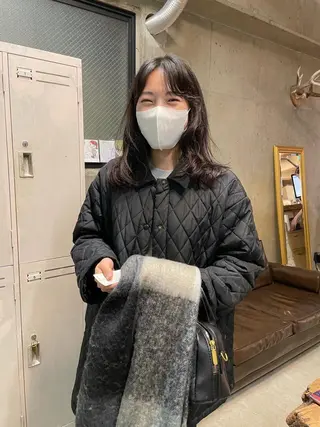 ミディアム パーマ パーマ/レイヤー 岩山丈一郎のヘアスタイル