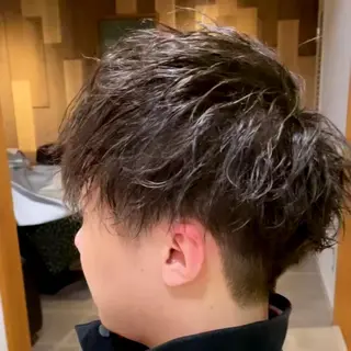 ショート パーマ メンズ branch by suri-ru所属・branch 中原のヘアスタイル