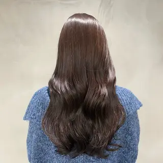 ロング カラー [透明感カラ ー🥣💕]高木愛理のヘアスタイル