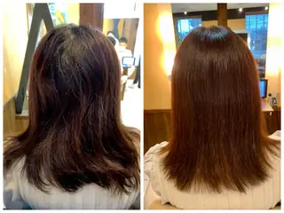 ロング 縮毛矯正/髪質改善 飯田公祐のヘアスタイル