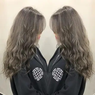 ロング カラー 奥山義進/大宮 /ダブルカラーのヘアスタイル