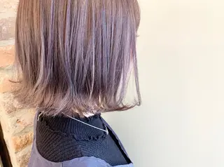 ミディアム カラー あべ ゆうかのヘアスタイル