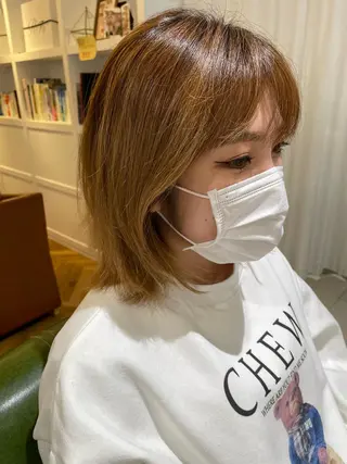 ミディアム カラー eins.hair所属・過去一の柔髪ヘア 🌿einshairのヘアスタイル