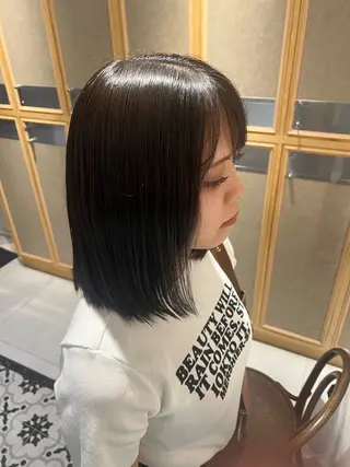 ミディアム カラー matsuri /レイヤーカット𝜗のヘアスタイル