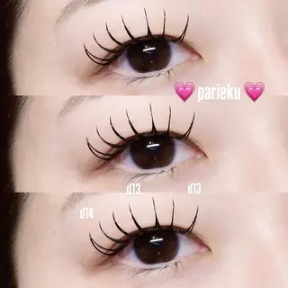 マツエク・マツパ Mell Yuuna ♡パリエク /束感のマツエク・マツパデザイン