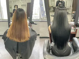 ロング 💎馴染むエクステ ×カラーTOMO💎のヘアスタイル