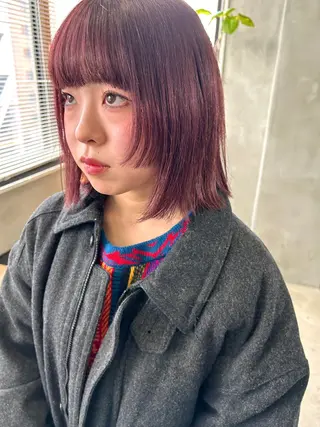 ミディアム カラー tetohair 森田浩平のヘアスタイル