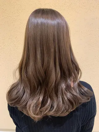 セミロング カラー シャドールーツ美容師 篠原康太のヘアスタイル
