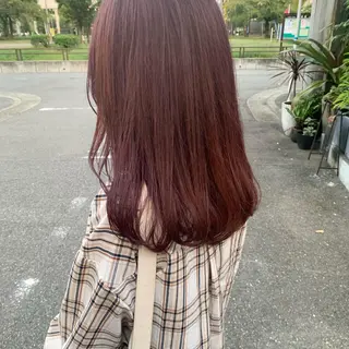 セミロング カラー 野々村 朋美のヘアスタイル