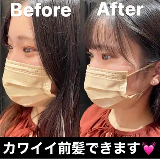 ミディアム One By The Ect所属・ショート/脱白髪染め ☆宇﨑悠実のヘアスタイル