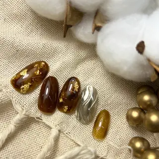 ネイル ⭐︎休業中の練習⭐︎ JNA認定講師髙橋のネイルデザイン