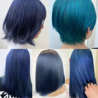 ショート カラー ヘアケア特化型サロン newi 京橋のヘアスタイル