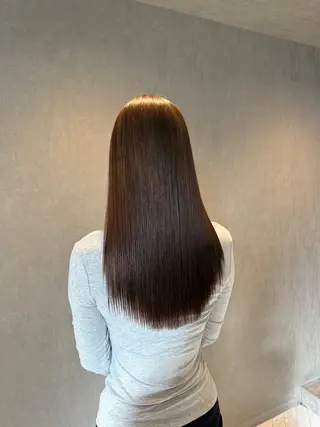 ロング ハイトーンカラー 縮毛矯正/ジャックのヘアスタイル