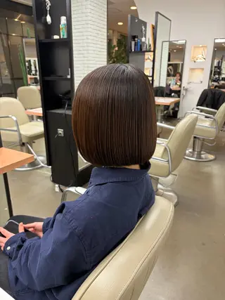 ショート DIFINOaoyama所属・🎧ayaka/ボブ /透明感カラー🩵のヘアスタイル