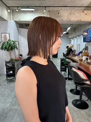 ショート C’LD hair  produce /シールドヘア所属・モテ髪/ボブ/ショー ト/アダチフウトのヘアスタイル