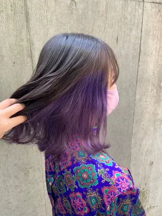 ミディアム 👑毛流れ、艶髪◉ 縮毛矯正錦糸町ヒガシのヘアスタイル