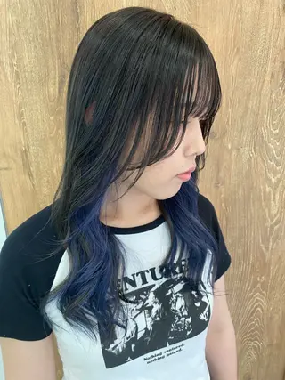 セミロング カラー アーベンフィール金沢松村店所属・小坂 麻綾のヘアスタイル