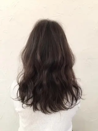 ショート ミディアム セミロング ロング カラー パーマ 👑圧倒的カラー👑 佐々木祐希のヘアスタイル