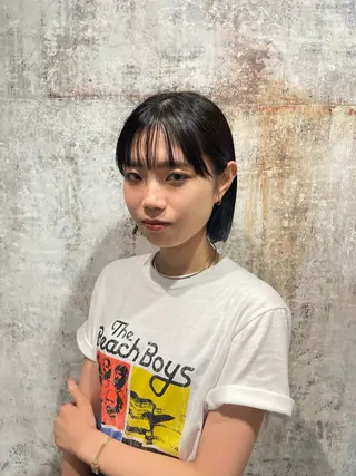 ショート カラー Elme所属・イージードリル募集 🔥平口はのんのヘアスタイル