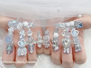 ネイル MoMoA Nail ネイル長さ出し専門店のネイルデザイン