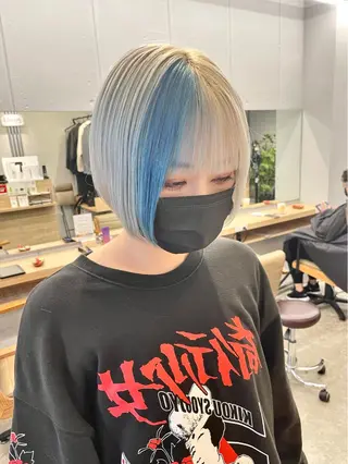 ショート SAEKI【ior 】北千住店ブリーチのヘアスタイル