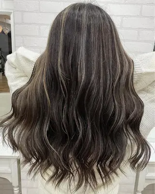 セミロング カラー ヘアアレンジ 久米 治仁のヘアスタイル