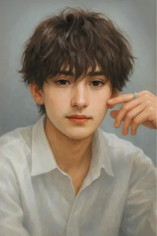 メンズ PERCUT所属・メンズパーマモデル/ 岩谷 諒大のヘアスタイル