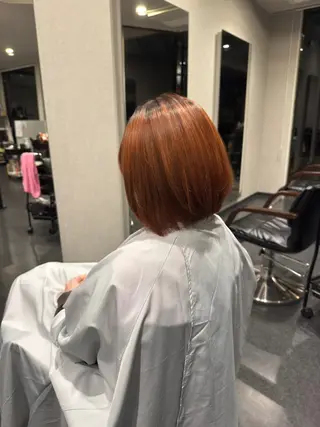 ミディアム 髪質改善⚡️カラー 🍀武久 誠🍀のヘアスタイル