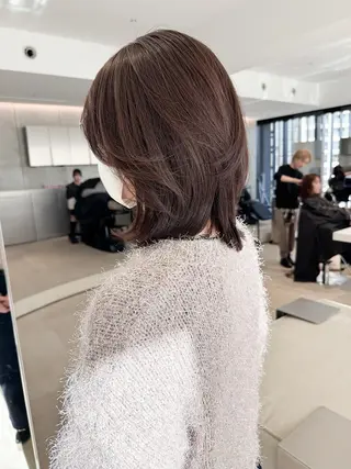 セミロング カラー ELEN 向ヶ丘遊園のヘアスタイル