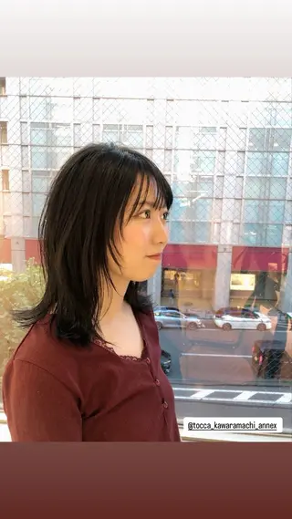 ミディアム 竜太/髪質改善カラ ー/似合わせカットのヘアスタイル