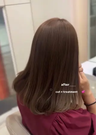 ミディアム 🎀さ こﾁ🎀のヘアスタイル