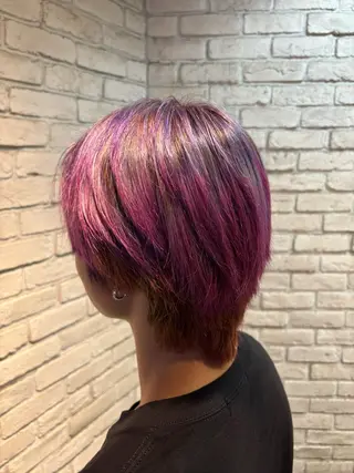 カラー 横浜/ブリーチ/ 縮毛矯正/マサト⭐️のヘアスタイル