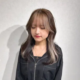 セミロング 長屋 裕大のヘアスタイル