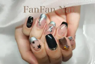 ネイル FanFan 長さ出し専門のネイルデザイン