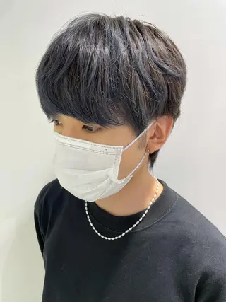 ショート カラー パーマ ヘアアレンジ メンズ キッズ ネイル マツエク・マツパ スパイキー/フェザー /波巻き/かいとのヘアスタイル