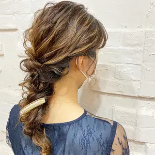 ロング まつパ・ヘアセット ♡Chinami♡のマツエク・マツパデザイン