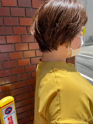 ショート さの あやねのヘアスタイル