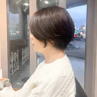 ショート カラー 瀧　元気/ショート/ 白髪ぼかし/髪質改善のヘアスタイル
