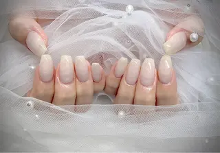 ネイル I-nailロング /ワンホン/キラキラのネイルデザイン