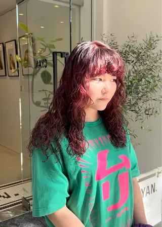 ロング パーマ/名古屋パーマ / コデラ ナナホのヘアスタイル