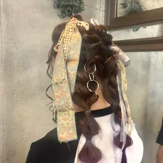 ヘアアレンジ wakana 【ブリーチカラー】のヘアスタイル