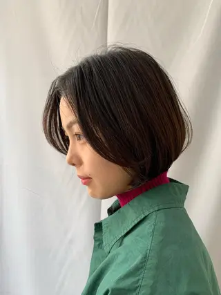 ショート カラー パーマ tension 【テンション】のヘアスタイル